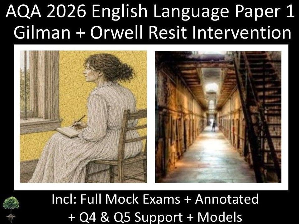 Two AQA 2026 English Language Paper 1 | Post 16 Resit Intervention