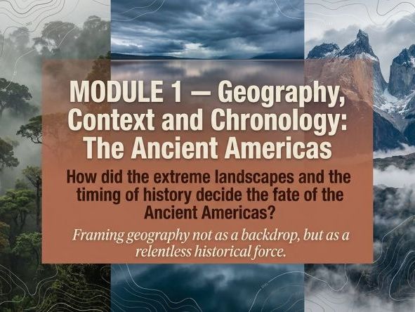 Ancient Americas – Geography, Context and Chronology (Year 7 History) Lessons and Activities