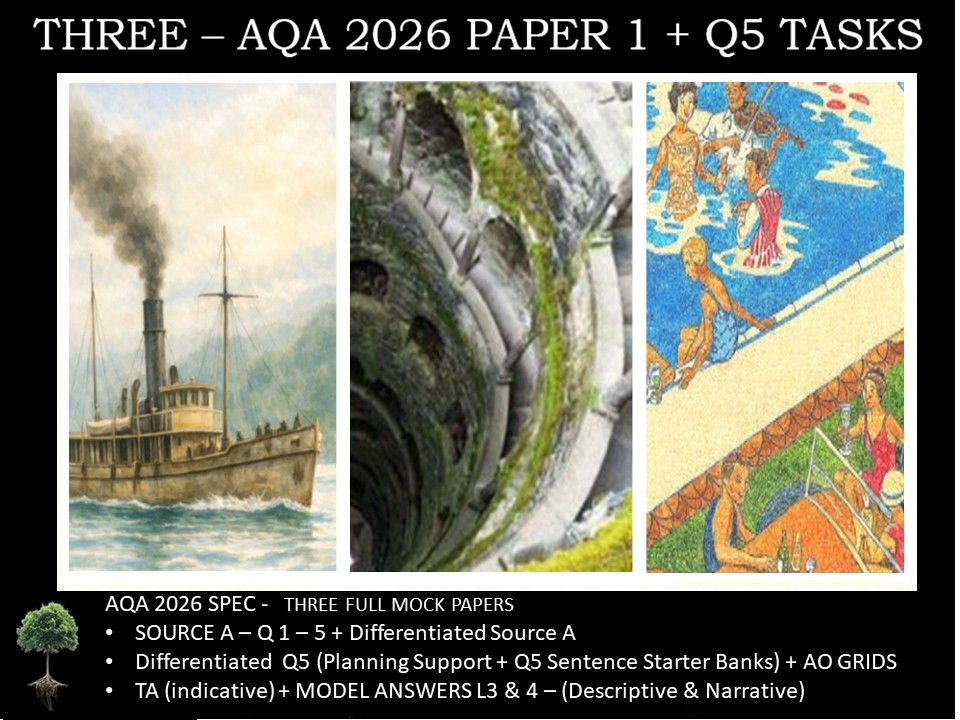 THREE - PAPER 1 | 2026 FULL MOCKS | Q5 TASKS