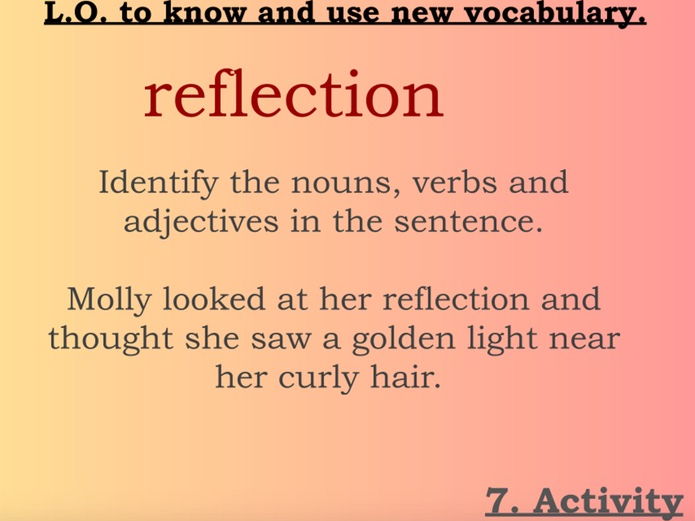 Year 5 Autumn Term 1 Vocabulary Lessons