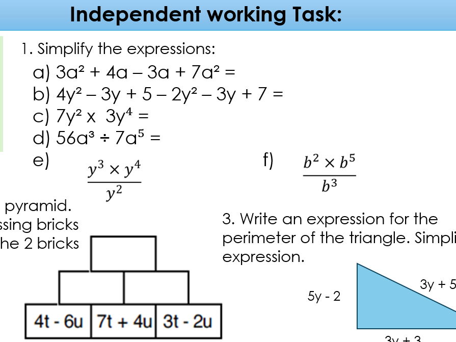 KS4 Maths Simplifying algebraic fractions