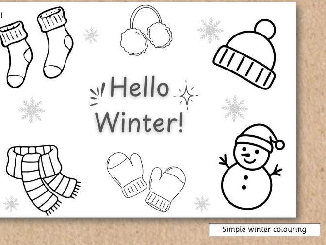 Winter Colouring