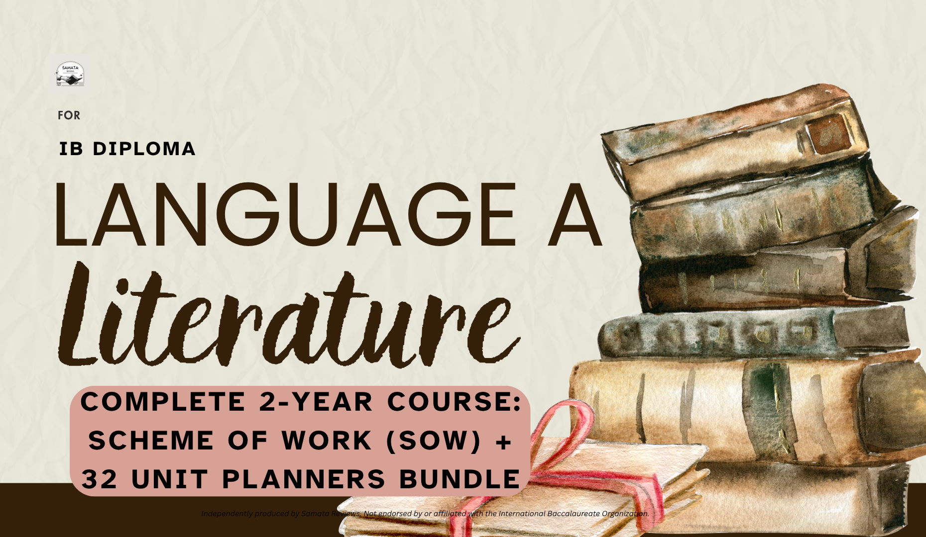 IB DP Language A: Literature — Complete 2-Year Course Bundle 2026-2028 | 32 Unit Planners + Scheme of Work | FA2026 | SL & HL
