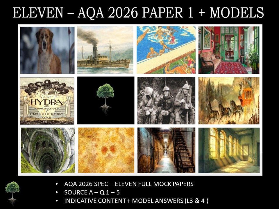 ELEVEN - AQA PAPER 1 | 2026 FULL MOCKS | MODELS