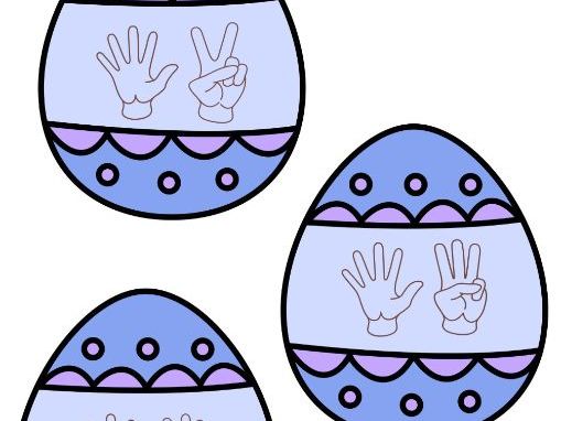 Easter Number 1-10 Matching