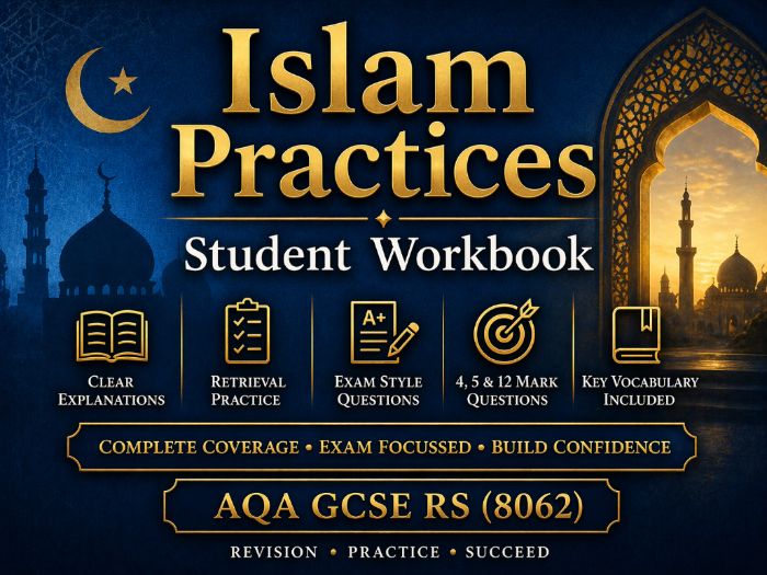 AQA GCSE RS (8062) – Islam Practices Student Workbook | GCSE Revision