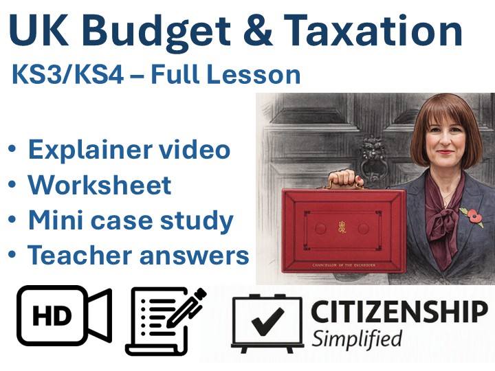 The UK Budget & Taxation KS3/KS4