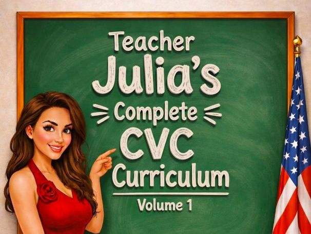 Teacher Julia's CVC Curriculum VOL1
