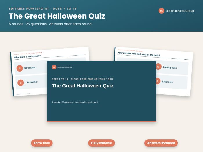 Halloween Quiz PowerPoint