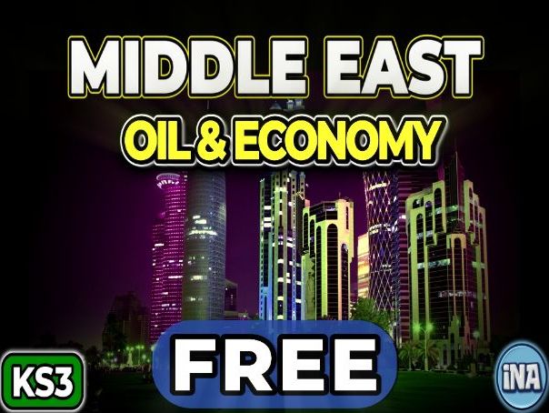 Natural Resources and the Economy in the Middle East - FREE KS3 Geography Worksheet