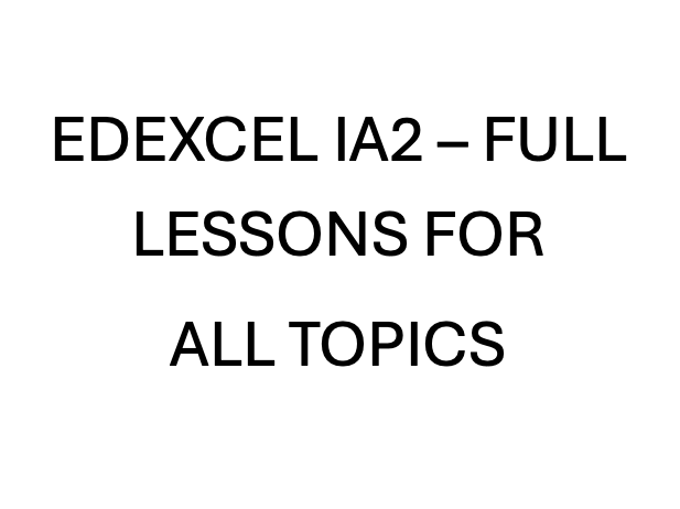 Edexcel International A Level Geography - Paper 3 A2