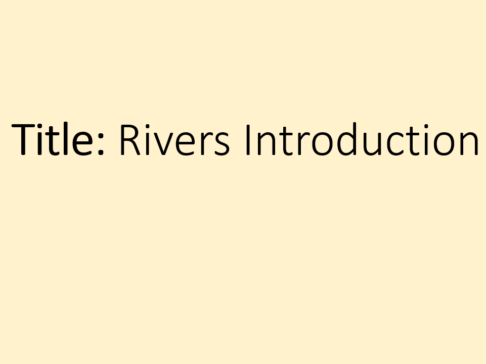 Distinctive Landscapes RIVERS BUNDLE!