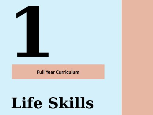 Structured Life Skills curriculum for children with special needs. India context. Ages 3-12