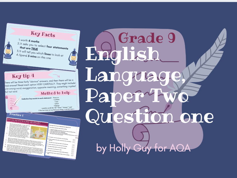 AQA English Language Paper 2 Question 1 Lesson: Full Marks Guide + Practice Questions