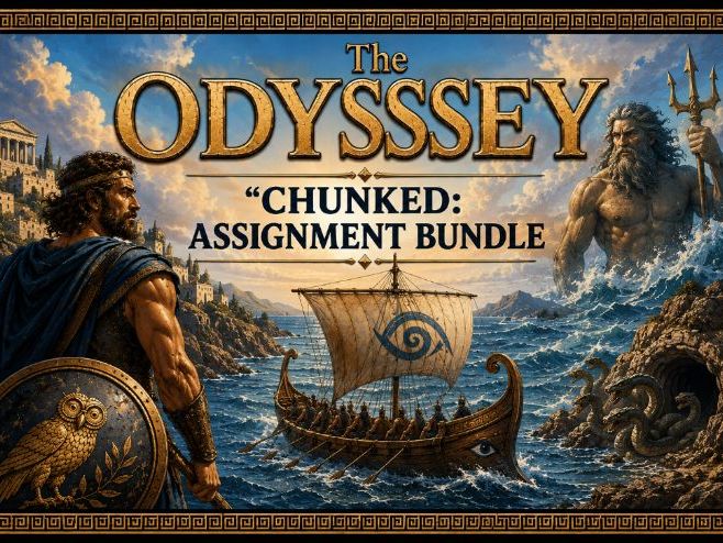 The Odyssey "Chunked" Assignment Bundle (30 Assignments)