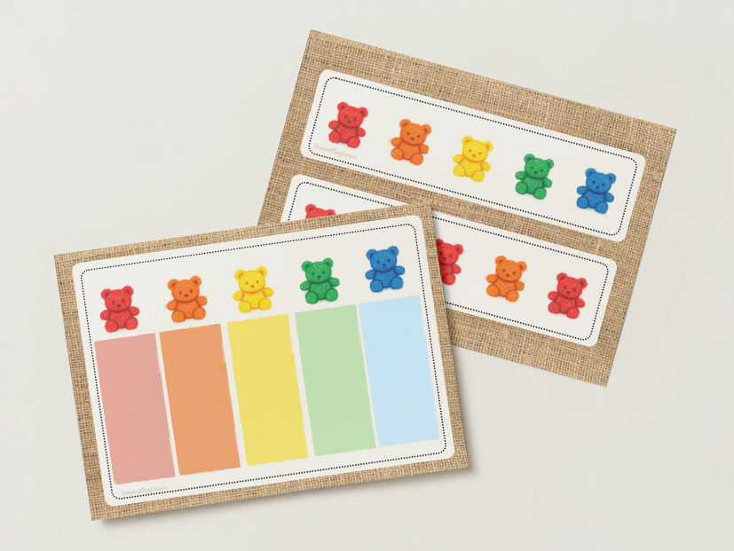 Compare Bears Sorting & Pattern Cards