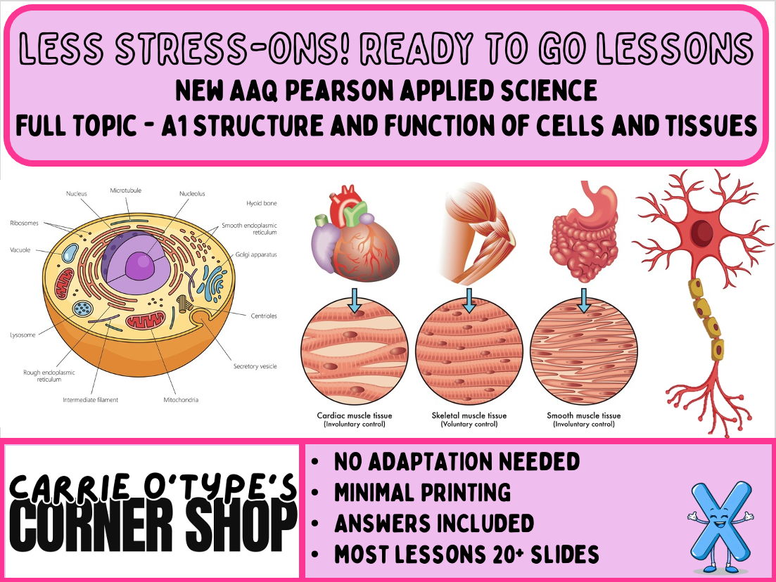 AAQ Applied Science - A: Structure and function of cells and tissues
