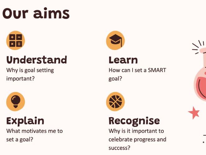 Wellbeing lesson: Goal setting with worksheet (KS3/KS4)