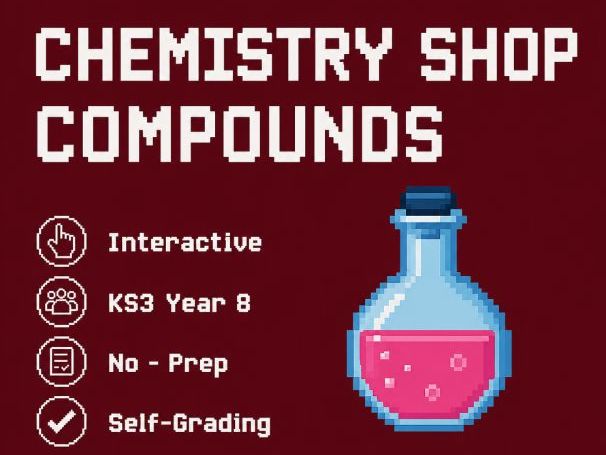 Compounds Interactive Game KS3 Year 8
