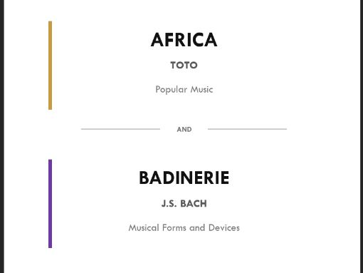 Eduqas GCSE Music Set Works: Africa and Badinerie Annotated Score Analysis