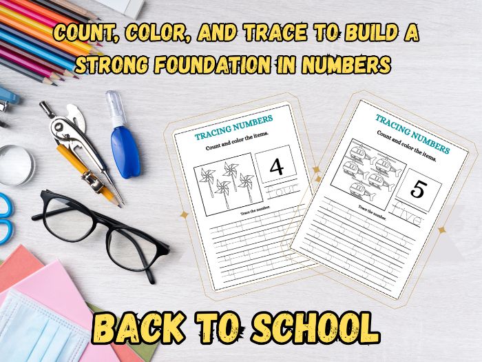 My First Numbers Workbook: A 3-in-1 Learn-to-Write Adventure (1-10)