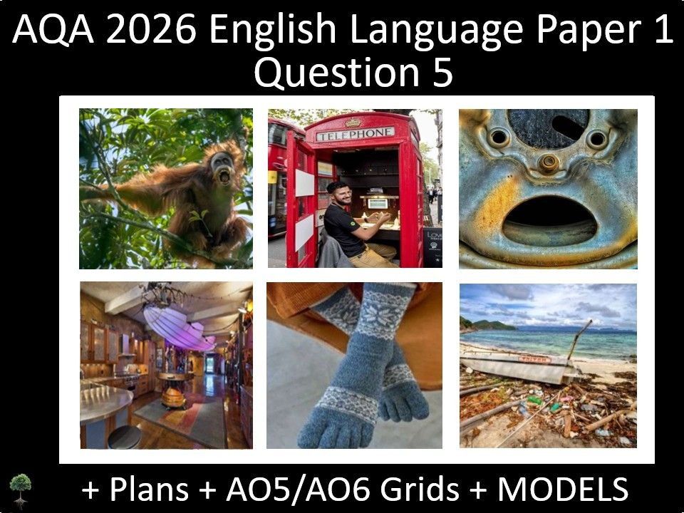 Six AQA 2026 English Language Paper 1 | Question 5 Tasks