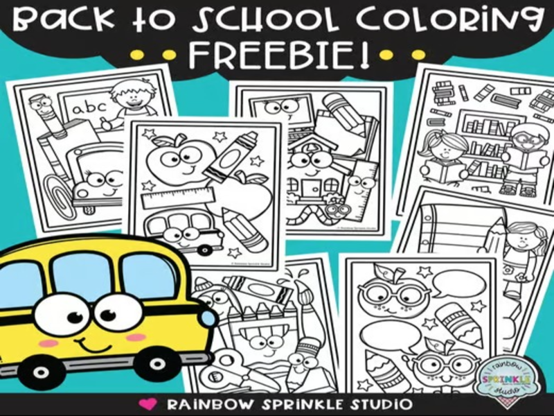 Back to School Coloring Pages