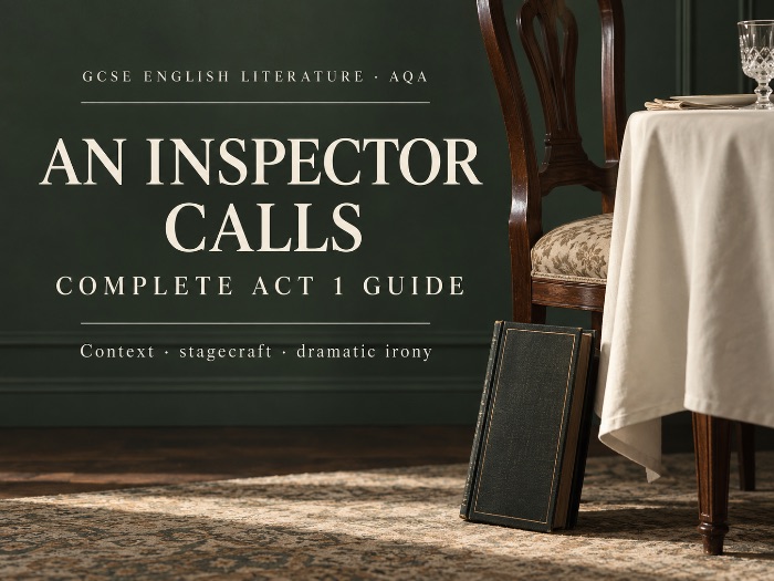 An Inspector Calls Complete Act 1 GCSE Study Guide | Context, Stagecraft, Quotes & Analysis