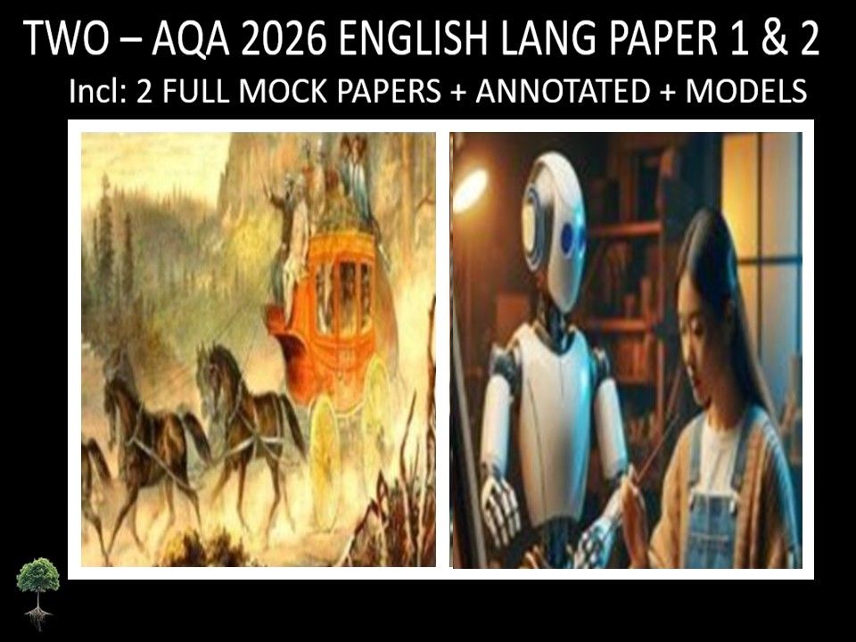 TWO - AQA PAPER 1 & 2 | 2026 FULL MOCKS | ANNOTATED | MODELS