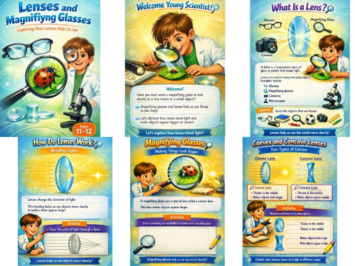 Lenses and Magnifying Glasses | Fun Optics Activities for Kids