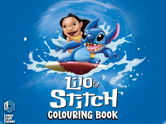 Lilo & Stitch-Inspired Colouring Book | 44 Printable Colouring Pages