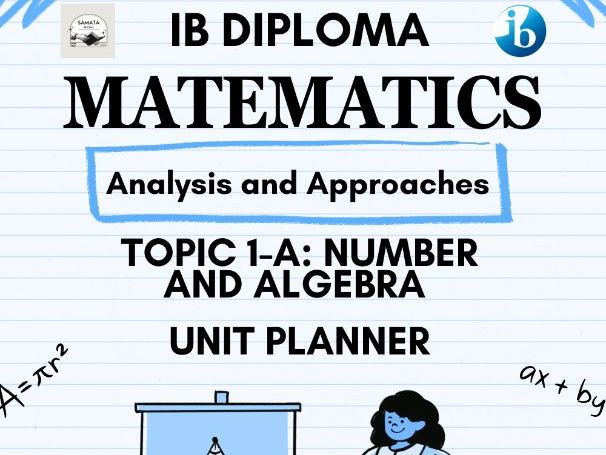 IBDP Mathematics AA Topic 1-A Unit Planner | Number Systems, Indices & Scientific Notation
