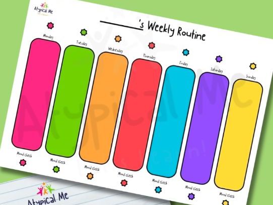 Weekly Visual Routine Planner | Autism / SEN Support | Reduce Anxiety & Meltdowns | Printable PDF