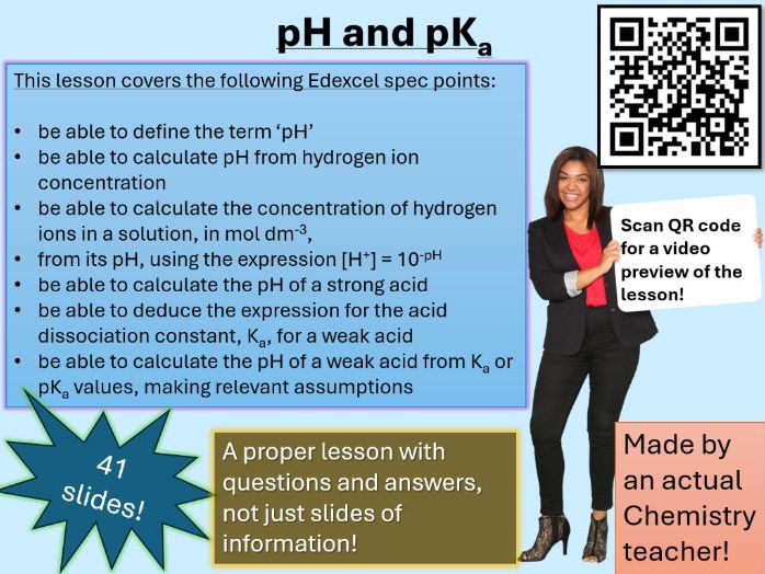 pH calculations | strong and weak acids | Ka (scan for video preview)