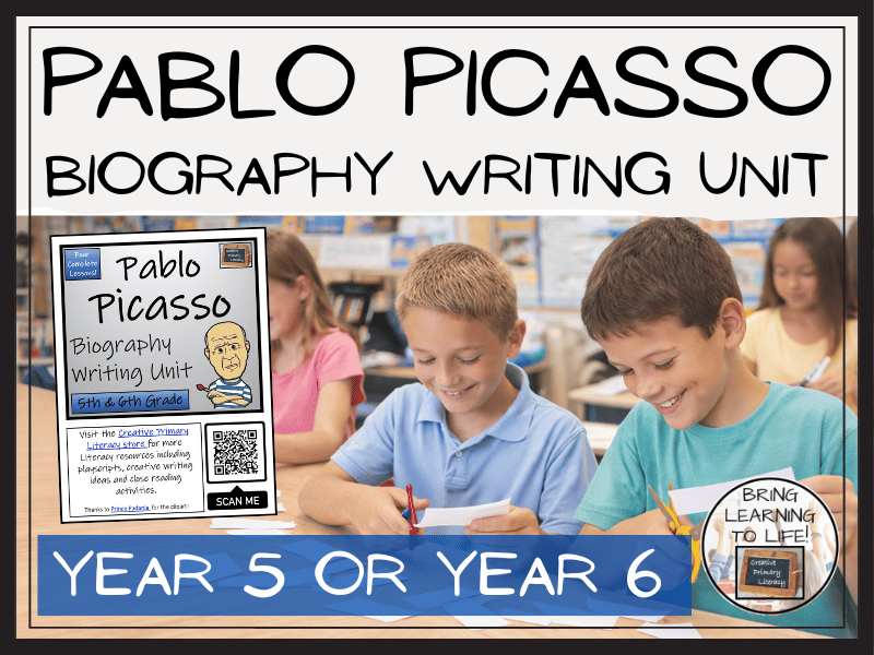 Pablo Picasso Biography Writing Unit | Year 5 or Year 6