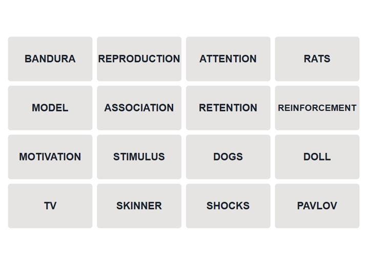AQA Psychology Approaches Connections Games (NEW SPEC)