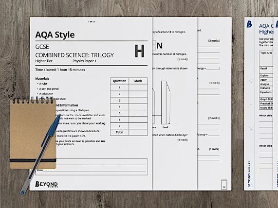 AQA GCSE Combined Science Past Papers - Paper 1 bundle