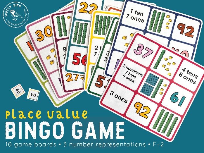 Place value bingo game