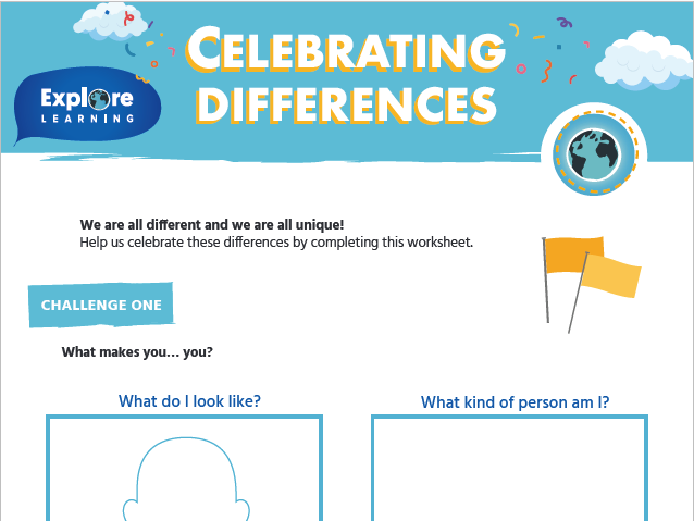 Free_Celebrating differences_activity sheet