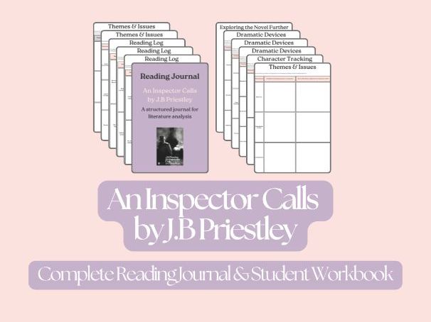 An Inspector Calls by J.B Priestley – Complete Reading Journal & Study Guide