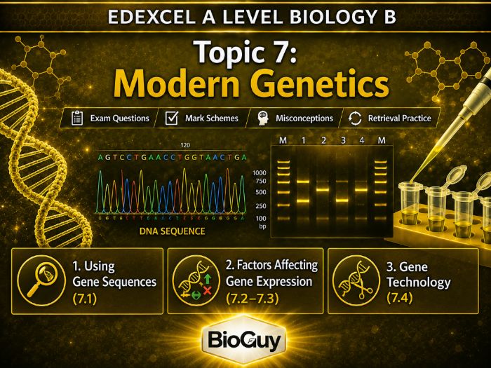Edexcel Biology B: 7.1 Using Gene Sequences