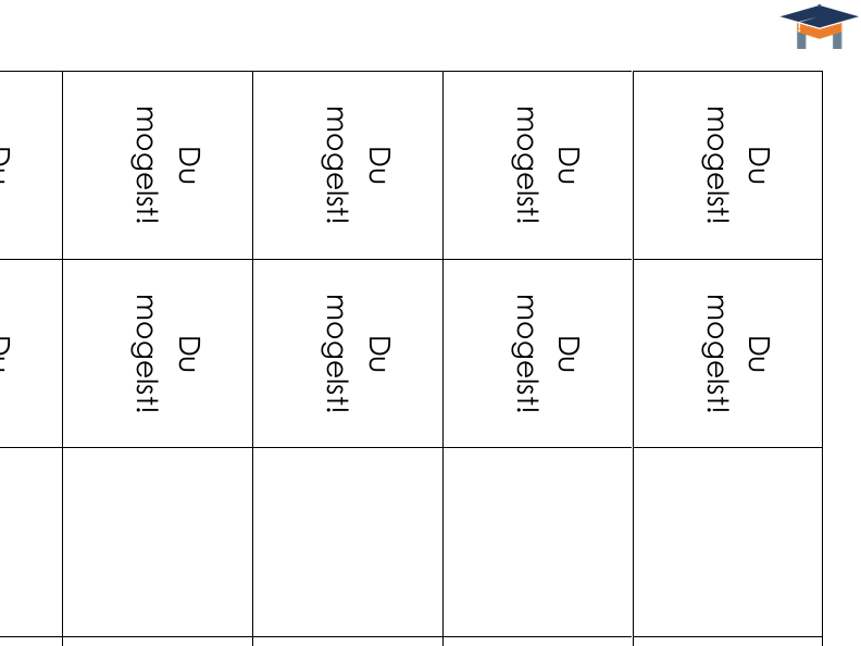 German - 'Cheat' template