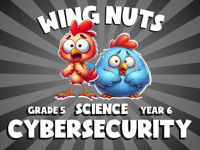 Cybersecurity WING NUTS Science Game | No-Prep Year 6 Review Activity