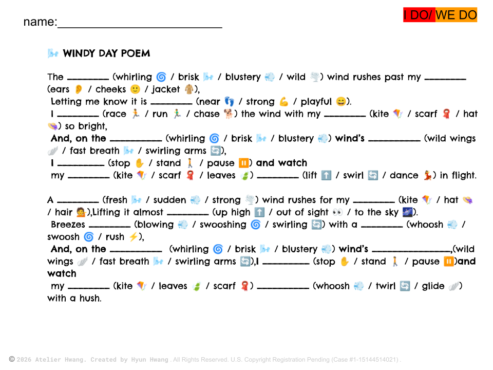 Grade 2 Writing: Module 6 - Weather Poetry: Sensory Poems