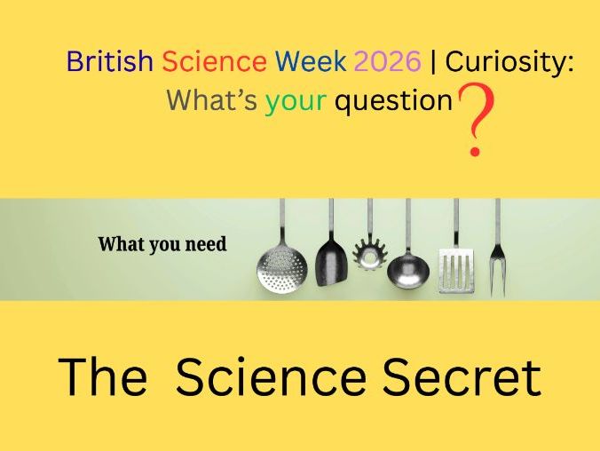 British Science Week 2026: Curiosity Challenge Cards | Digital | Print Pack.