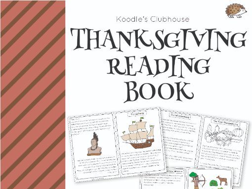 Thanksgiving reading book