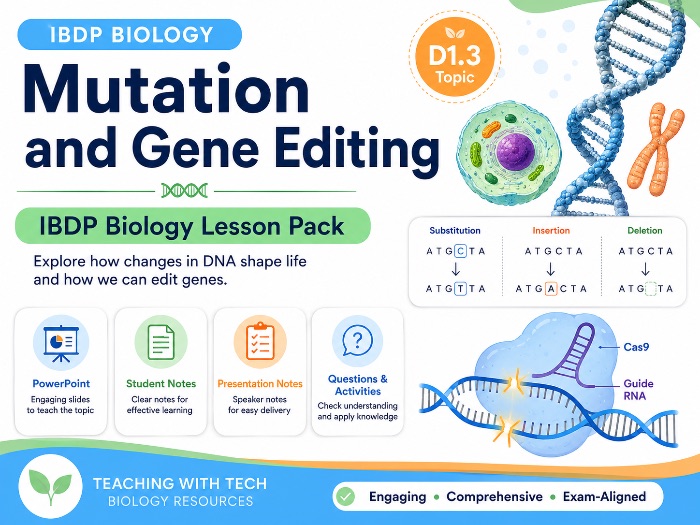 D1.3 Mutations and Gene Editing