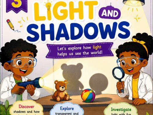 Grade 3 Science — Light and Shadow Printable Resource