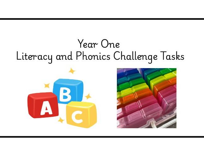 YEAR 1 AUTUMN ENGLISH BUSY BOX DOWNLOADABLE
