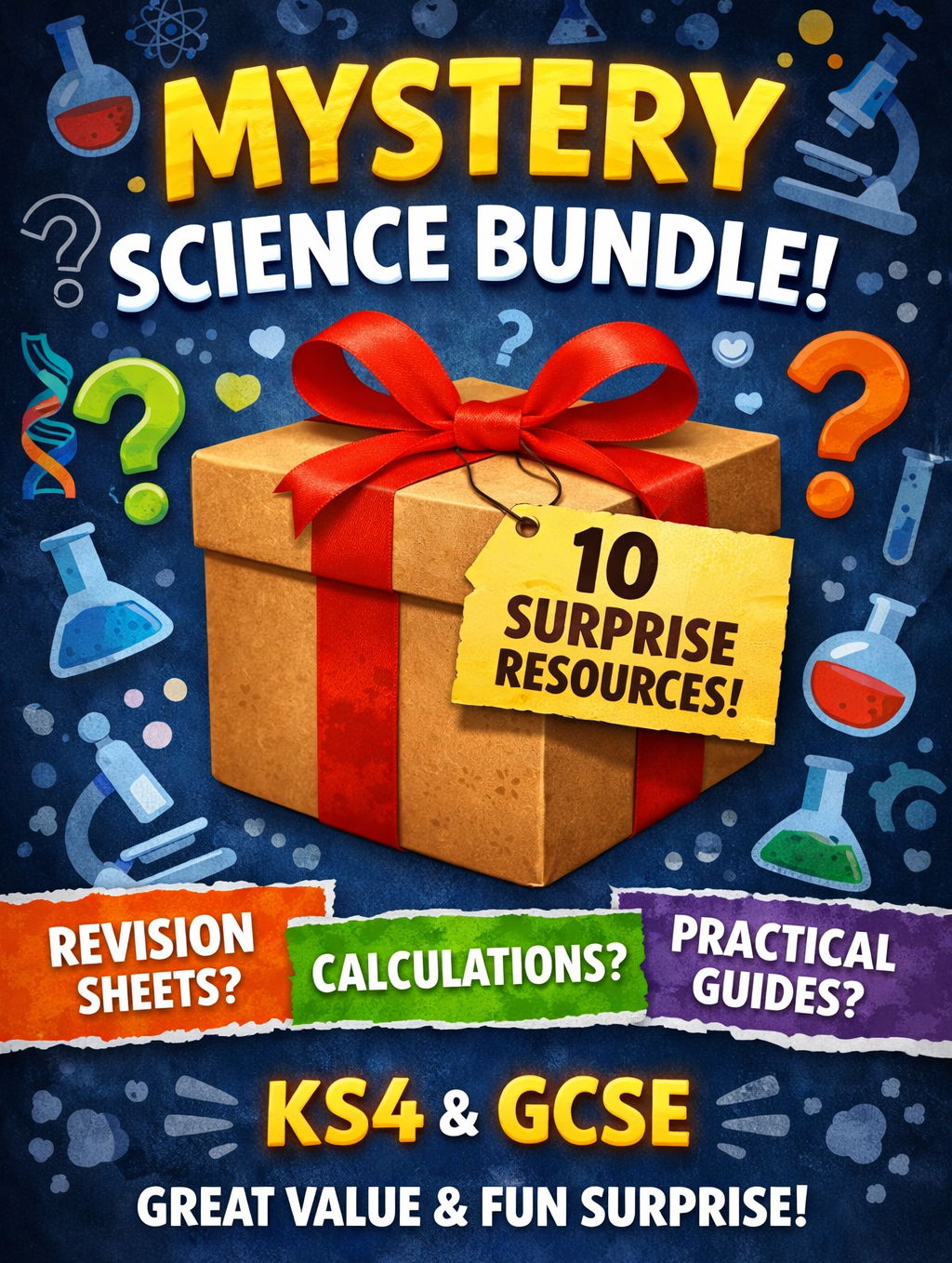 GCSE SCIENCE RANDOM BUNDLE 2 - 10 ITEMS